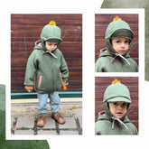 Căciulă Nuk, lână fiartă